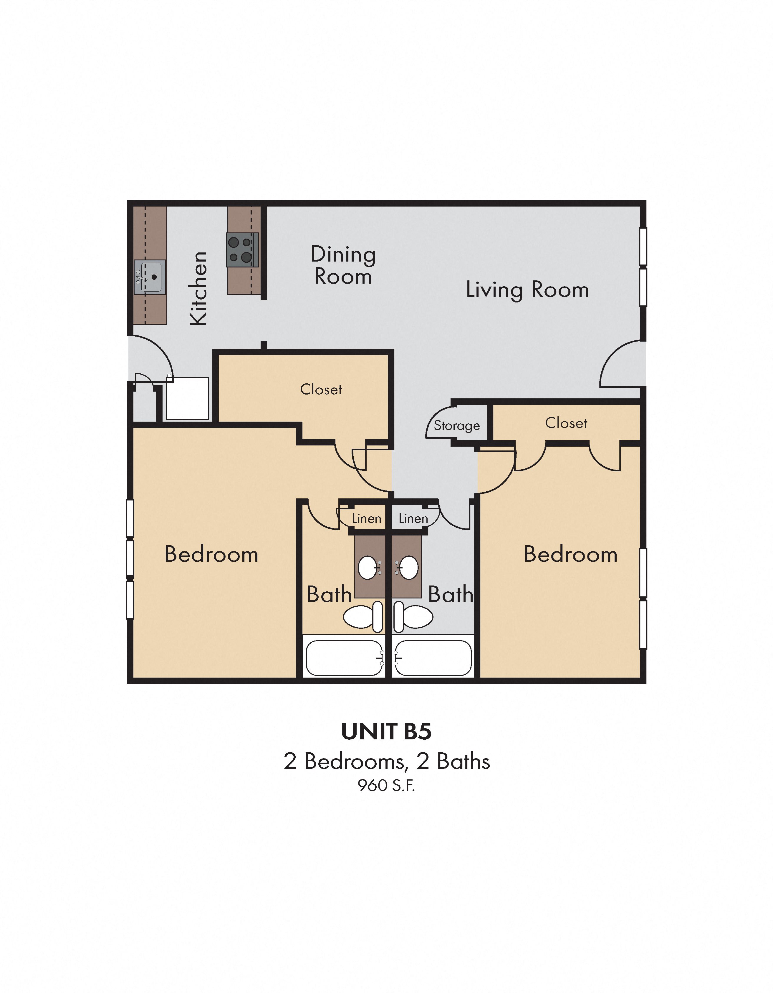 Floor Plans of The Paddock on Park Row Apartment Homes in